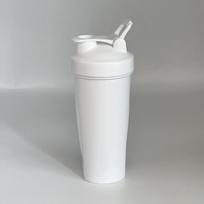 600 ml baltymų purtyklės buteliukas baltymų miltelių kokteilio puodelis sporto salėje „Ffitness“ purtyklės svarstyklės, nešiojamas vandens butelis, purus puodelis 6 white