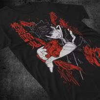 Tougen Anki Anime T‑Shirt Unisex Short Sleeve Manga Character Print Harajuku Streetwear Summer Daily Wear Crew Neck Tees Tops M brown