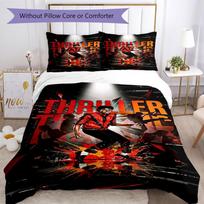 Michael Jackson Bedding Set Breathable Duvet Cover with Pillowcases Decorative Bed Linen for Bedroom Home Decoration Birthday Gift 135cmx200cm