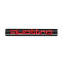 3D ABS QUATTRO Emblem Car Decoration Sticker Auto Accessories For Audi A4 B8 B6 B9 B7 A3 8P 8V 8L A6 C7 C6 C5 Q5 A5 Q7 A1 Q3 A7