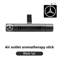 For Benz Car Styling Solid Freshener Air Purifier Conditioning Air Vent Perfume Accessories Exclusive AMG W124 W203 W204 black