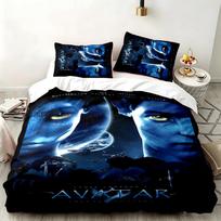 Avatar 3pc set Perfect for bedroom use Comfortable bedding set includes a duvet cover and two pillowcases Ideal birthday or Christmas gift 140cmx210cm