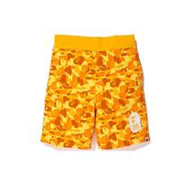 A BATHING APE x PUBG Casual Shorts Unisex Yellow 1F73-153-901 XXL yellow
