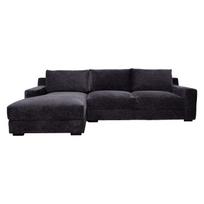 Kampinė sofa HERDIS LC Tamsiai pilka