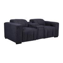 Sofa HUB 2 vietų Elektrinis reglaineris Tamsiai mėlyna