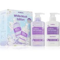 KUNDAL Honey & Macadamia White Musk dovanų rinkinys plaukams