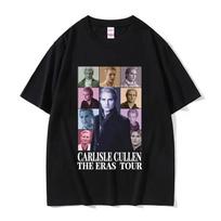 Summer I Love Hot Dads The Twilight Saga Charlie Swan Billy Burke Graphic 100% Pure Cotton Printed T-shirt Oversized Y2k S black