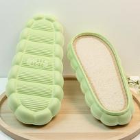 Rankų darbo Debesies Formos Batų Padų Nertas EVA Šlepečių Padai Verpalų Medžiagos Rinkinys Avalynės Gamybai Neslystanti Įsimaunama Avalynė 42-43 Size beige