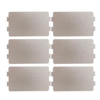 Pack of 6 Thickened Sheets Cuttable Thickening Mica Plates Microwave Spare Part Suitable for Quick Food Heating 1 gray