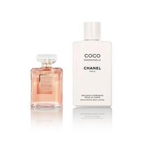 Chanel Coco Mademoiselle Eau de Parfum purškiklis su kūno losjonu rinkinys Gėlių kvapas 50ml+200ml Perfume 50ml+Body Lotion 200ml