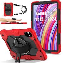 For Redmi Pad Pro 5G 12.1 inch Case Kids Safe Silicon PC Shoulder Strap Shockproof Armor Stand Tablet Cover xiaomi pad 7