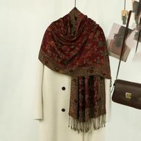 Paisley Šalikas Hidžabas Kašmyro Pojūčio Pashmina Skaros Kutai Hidžabo Galvos Apdangalai Moteriški Žieminiai Šaliai Foulard Bufanda 2026 black