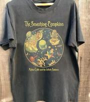 The Smashing Pumpkins Mellon Collie And The Infinite Sadness Tour T-Shirt Vintage T shirt Mens T shirts 100 gray
