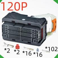 120 Pin Automotive Connectors Wire harness Plug 34854-1105 For Computer board ECU Black Female black