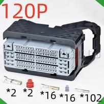 120 Pin Automotive Connectors Wire harness Plug 34854-1105 For Computer board ECU Grey Female