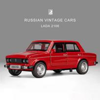 1:32 Rusijos LADA NIVA LADA 2106 Lydinio Modeliniai Automobiliukai Žaislas Metaliniai Lietiniai Atitraukimo Mechanizmas Muzika Šviesa Automobiliukai Žaislai Vaikams Transporto Priemonė