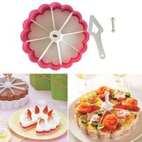 Heart Shaped Baking  Kit DIY Cake Fondant  Sushi  Kitchen Supplies beige