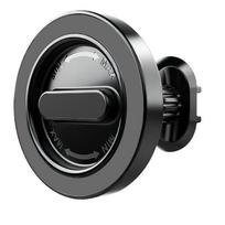 Universalus magnetinis automobilio oro ventiliacijos telefono laikiklis, reguliuojamas MagSafe klipas black