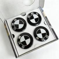 56/68mm Plaukiojantys ratų centriniai dangteliai BMW E90 E91 E92 E93 F30 F10 F11 F04 E84 E83 F25 E70 F15 E72 F16 M3 M5 M6 Automobilių priedai CVA5 (Black White,56mm) juoda balta spalva