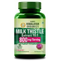 Vlado's HIMALAYAN ORGANICS Milk Thistle Extract With 800Mg Of Silybum Marianum Detox Supplement For Men And Women For Healthy Liver | Boost Meta