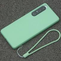 Ultra-Thin Liquid Silicone Case for Sony Xperia 1 VII & 5 Xperia 10 IV gray