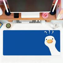 Silly Goose Adorable Mouse Pad For Office Gaming And Keyboards Non-Slip Large Waterproof 30cmx60cm