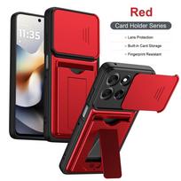 Armor Funda For Motorola Moto Edge 70 Fusion 5G Case Wallet Credit Card Slot Phone Case For Edge70 Fusion Lens ProtectBack Cover Motorola Edge 70 Fusion black