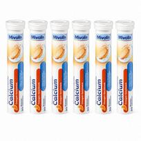 6-Piece Set German Mibolis Effervescent Vitamin Calcium