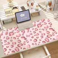 Fashion Leopard Print Mouse Pad Anti Slip Rubber Edge Locked Thickened Laptop Gaming Desk Mat 800x400x2mm