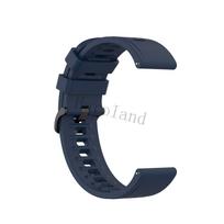 22MM Silikoninis Laikrodžio Dirželis Huawei Watch GT 1 GT 2 46mm Išmanus Apyrankė Polar Grit X / Vantage M Apyrankė Riešo Dirželis Universal 22mm width black