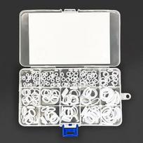 1228Pcs 32Size Clear White Silicone O Rings Assortment Kit With Pick And Hook For Hydraulic Systems Plumbing Repairs Tools 225pcs gray