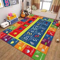 Modernūs vaikiško kambario kilimai Svetainės dekoracija Purus didelio ploto kilimas Plaunamas kilimėlis Poilsio kambario kilimas Šokinėjimo žaidimo kilimas Miegamojo kilimai 80x120cm