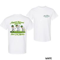 Funny Golf Gnome Masters 2026 T-Shirt – Augusta Style Golf Graphic Tee, Cute L green