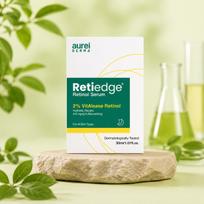 Retiedge Retinol Serum 2% VitAlease Retinol | Night Use Formula with Squalane, Centella Asiatica, Beta Glucan & Peptides | Hydrates & Repairs | sc blue