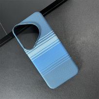 Case For Huawei Pura 70 Pro Case Slim Thin Stripe Hard Phone Back Cover For Huawei Pura70 70Pro Fashion Shell Half Pack Bumper For Pura 70 mėlyna