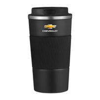 Nerūdijančio plieno kavos termoso buteliukas Šiluminis puodelis Automobilio priedai Chevrolet Colorado Cruze Spark Tracker Malibu Trax Camaro juoda