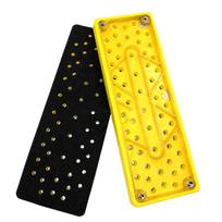 Rectangular Pneumatic Dry Grinder Tray Sanding Backing Pad 70 x 198 mm, Nylon Replacement Plate for Flat Panel Wood Sanding, Wall Sanding, Furniture 1