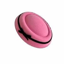Hepburn Bow Beret Velvet Hairclip Beret Vintage Fedoras Hat  Photography Headdress rožinė