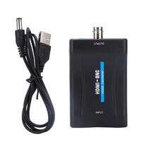 HDMI to BNC Converter Adapter with Audio – Composite Video Signal Converter for CCTV, NTSC/PAL, Support 480i 576i, USB Powered juoda