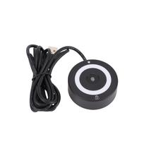 Desktop USB Fingerprint Reader 360 Degree Touch Capacitive Sensor USB Fingerprint Login Scanner with Colorful Light for Windows 10 11 black
