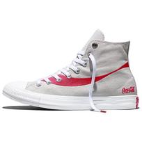 Coca Cola x Converse Chuck Taylor All Star Grey Red Unisex Sneakers A18436C 45 white