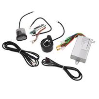 36V 350W Electric Scooter Controller Kit MO MAX Electric Scooter Parts with Circuit Board Thumb Throttle white