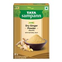 Tata Sampann Pure Dry Ginger Powder 90 g For Cooking Baking Tea And Healthy Recipes beige