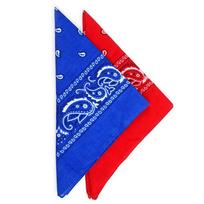 2PC Bandanas For Men And Women Fashion Bandana  Soft And  Bandana mėlyna