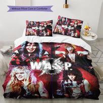 WASP Pattern Bedding Quilt Set Quilt Cover Pillowcase Home Decoration Gift (1 * duvet cover + 2 * pillowcase, without core) 135x200cm gray