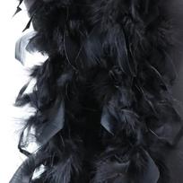 DIY 38-40g Real Turkey Marabou Feathers Boa 2 Yards Fluffy White Feathers Wedding Christmas Decoration Shawl Scarf for Crafts Plumes 40g juoda