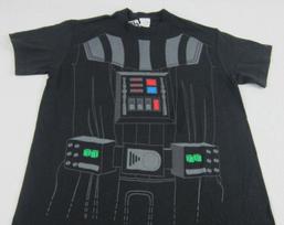 Mens NEW Star Wars Darth Vader Body Armor Outfit Costume T-Shirt Size S M L XL Unisex T-Shirt XXL gray