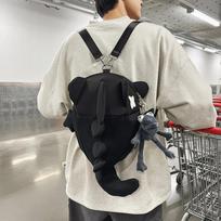 New shark bag men's and women's Hong Kong style neutral locomotive funny backpack juoda
