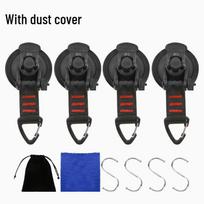Portable 360° Rotating Car Tent Suction Cup Set for Home and Travel gray