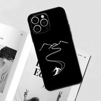 Skiing Snow Snowboard Ski Case For iPhone 17 Pro Max 14 13 12 11 15 16 Pro Max mini 15 Plus 16e 17 Air Phone Cover iPhone 13 mini white